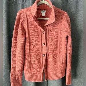 Rose Cable Knit Sweater